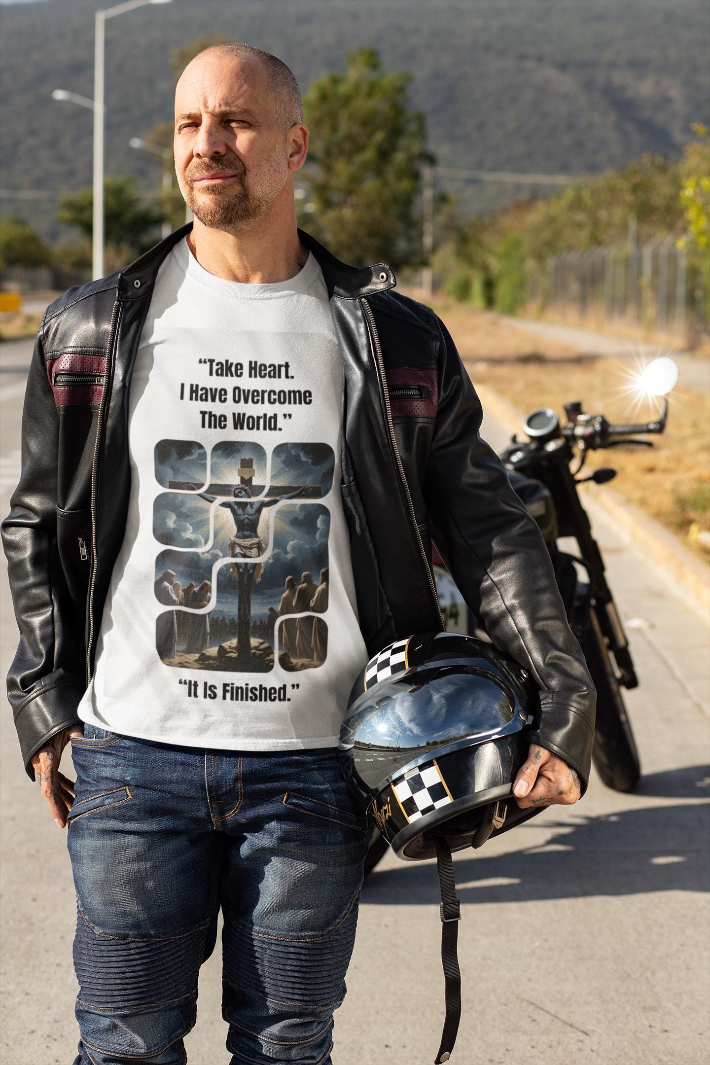 Take Heart I Have Overcome The World - Men's Tee