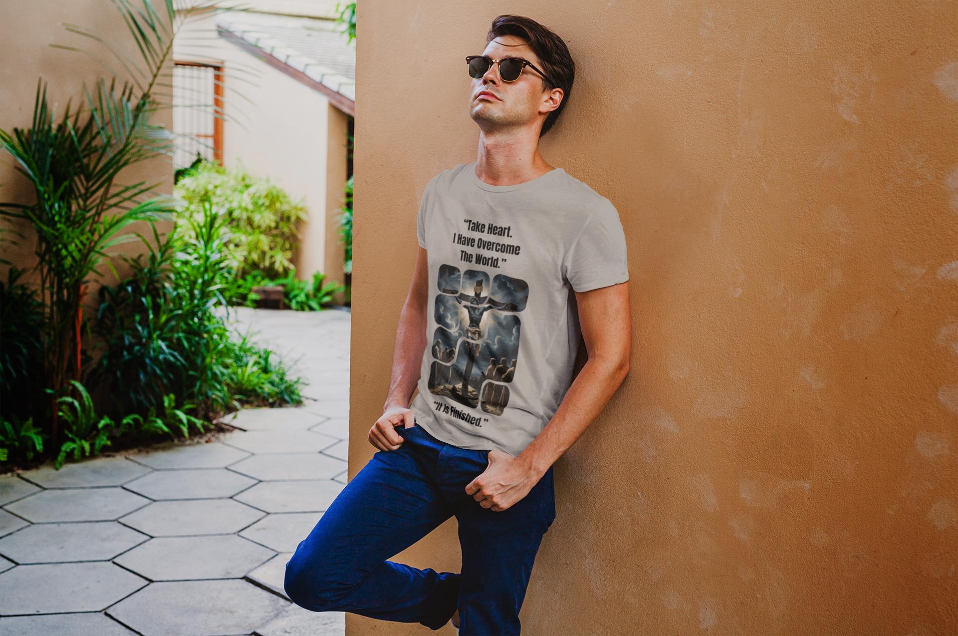Take Heart I Have Overcome The World - Men's Tee